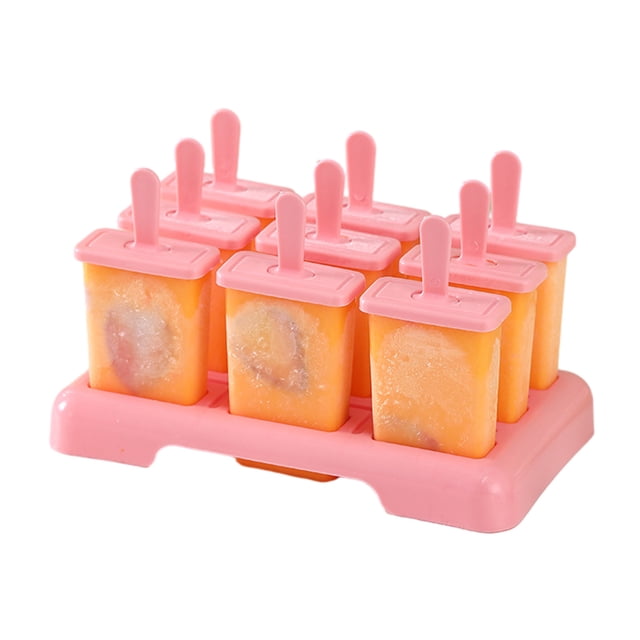 Moldes para paletas 9 Uds molde para paletas PP moldes para paletas de hielo sin BPA molde para paletas de hielo reutilizable de fácil liberación