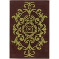 thumbnail image 1 of Hand-Tufted Contemporary Rug 5'x7'6 Brown/Green, 1 of 2
