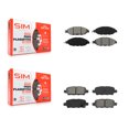 thumbnail image 1 of SIM Front Rear Semi-Metallic Brake Pads Kit for Car Nissan Murano Pathfinder INFINITI QX60 JX35 KSM-100207, 1 of 8