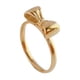 thumbnail image 4 of Exquisito anillo de acero de titanio con lazo, anillo de dedo con sensación de comida de alta gama y lujo ligero para mujer, 4 of 6