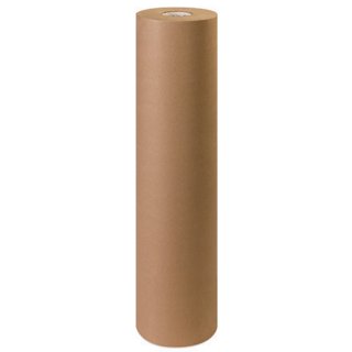 Black Kraft Arts and Crafts Paper Roll - 18 inches by 100 Feet