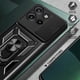 thumbnail image 3 of For Motorola Edge 50 Neo 5G Case with Slide Camera Lid PC+TPU Kickstand Phone Cover - Green, 3 of 5