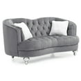 thumbnail image 6 of Glory Furniture Jewel Velvet Loveseat in Gray, 6 of 6
