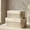 Beige, variant on Decorative Storage Boxes with Lids - Set of 2 Beautiful Fluted Photo Organizer Bins for Your Home Bookshelf Decor to Safely Store Your Documents, Memory Box Items and Other Keepsakes in Style