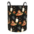 thumbnail image 2 of XMXT Collapsible Laundry Basket, Mexican Hat Decor Print Polyester Waterproof Laundry Hampers Dirty Clothes Hamper, 40L, 2 of 8