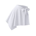 thumbnail image 2 of SWSMCLT Women's Summer Wrap Skirt Classic Outdoor Yoga Casual Spandex Self Tie Above Knee Stretch Fashion Sport White Small-Large, 2 of 3