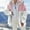 Pink, variant on VISALY Womens Zip Up Hoodies Sweater Jacket Coat Stitching Three- Pocket Soft Hooded Pullover Sweatershirt Warm Artificial Wool Coat Outwear Casual Sweaters Fleece Hoodies Winter Sweaters Black L