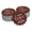 Brown, variant on Inkdotpot Silver Foil Paper Hang Tags Hugs & Kisses From The Wedding Favor Tags 100 Piece