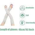 thumbnail image 3 of UV Protection Lace Arm Sleeves, Women's Floral Lace Sleeves Hollow Out Long Sunscreen Gloves Fingerless Driving Gloves, 3 of 9