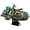 JTMX-004, variant on 3D Wooden Puzzle Space Station Model Kit with LED Light, DIY Mechanical Orbital Building Set, Sci-Fi Desktop Decor for Adults (Black)