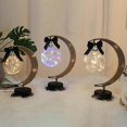 thumbnail image 5 of Moon Lamp LED Ball Lamp Wrought Iron Moon Lamp Bar Desk Lamp Decorative Lamp Bedroom Decorative Modeling Lamp(battery Not Included) Halloween Christma, 5 of 5