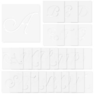 AIRIQI Letter Stencils for Painting On Wood Alphabet Stencils Number  Stencils 2 Inch Large Letter Stencils Spray Paint Stencil Small Letter  Stencils for Crafts Custom Stencils for Spray Painting 42Pcs