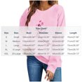 thumbnail image 3 of QINGFSAP Womens Graphic Tops Long Sleeve Crew Neck Casual Loose Fit Sweatshirt, 3 of 6