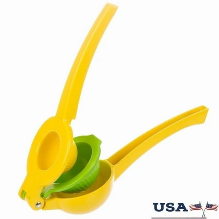 2-In-1 Lemon Lime Squeezer Handheld Juicer Dual-Cavity Heavy-Duty Kitchen Tool