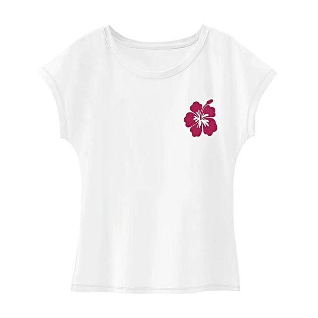 Camiseta básica para mujer, camiseta de moda con cuello redondo suave para mujer, para viajes de oficina y trabajo XL