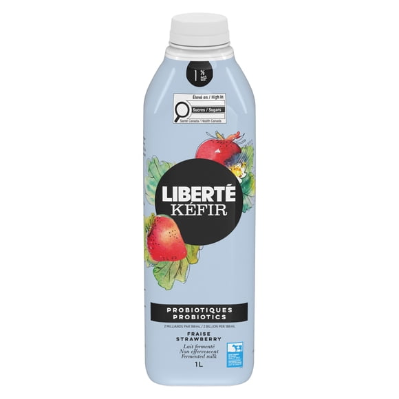 Liberté 1% Kefir, Strawberry, 1L