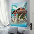 thumbnail image 3 of Vaiana (Moana) Cuadro decorativo colgante - Arte de pared - Póster enmarcado - Decoración de pared - Regalos para familia, amigos y aficionados 20*30 cm, 3 of 6