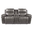 thumbnail image 2 of Signature Design by Ashley Erlangen Power Reclining Loveseat in Midnight, 2 of 7