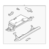 Genuine OE Porsche Glove Box Assembly - 970-552-204-12-8ED