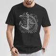 thumbnail image 2 of Compass and Anchor Boating Ocean Sea Retro Vintage Sailor T-Shirt – Classic Nautical Graphic Tee for Men Women, Retro Maritime Style Shirt, Timeless Sailing Apparel, 2 of 3