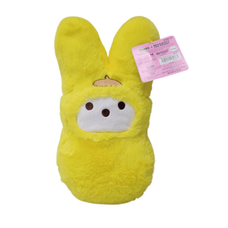 12In White and Yellow PeepsX Pompompurin Plush for Adult and