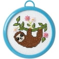 thumbnail image 2 of Bucilla 47892E My 1st Stitch Counted Cross Stitch Kit, 3", Sloth, 2 of 3