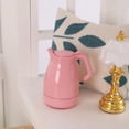 thumbnail image 4 of Milaget Cute Mini Pink Water Kettle Tableware 1/12 Miniature Dollhouse Kitchen Accessories Match for Toy, 4 of 8