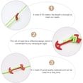 thumbnail image 3 of HORIALENCE Green Reflective Tent Guyline Rope for Camping Windproof and Easy to Carry, 3 of 8