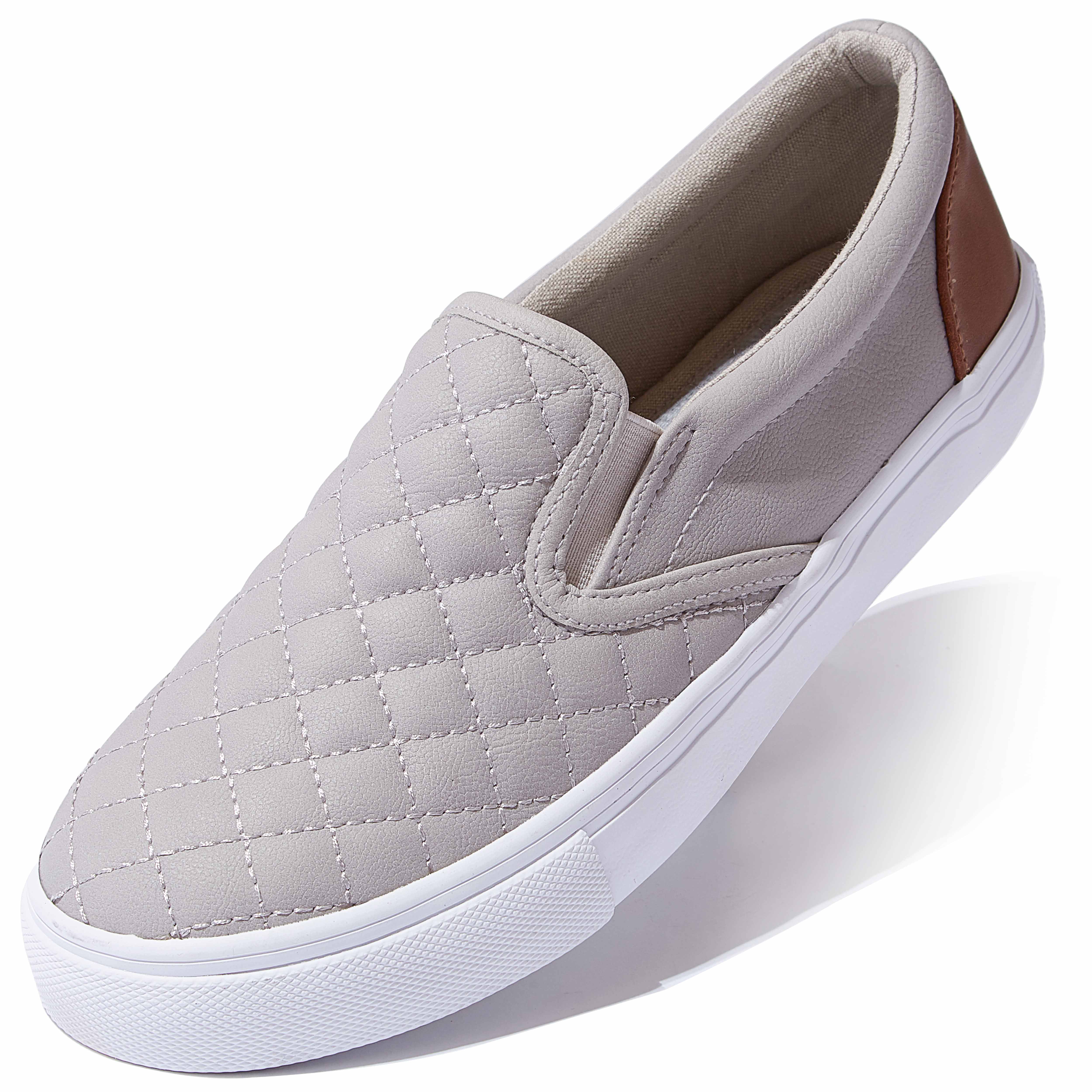 DailyShoes - DailyShoes Quilted Casual Slip-on Sneakers Warm Soft ...