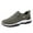 Grey, variant on KELINFONG Mens Slip on Loafer Walking Shoes Waterproof Anti Slip Casual Low Top Fashion Sneakers
