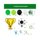 thumbnail image 4 of RV 121 Uds. Conjunto de globos de decoración para fiesta temática de la Copa Mundial de fútbol, ​​decoraciones de globos de confeti y pancarta de fondo para decoración de fiesta, 4 of 4