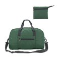 thumbnail image 2 of CSStudio Lightweight Foldable Gym Duffle Bag with Separate Shoe Compartment Water Bottle Pocket Detachable Strap for Travel Sports Weekend Trip, 2 of 7