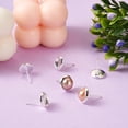 thumbnail image 3 of 20pcs&nbsp;8mm Silver Color Plated&nbsp;Blank&nbsp;Bezel&nbsp;Earring&nbsp;Settings&nbsp;Flat&nbsp;Round&nbsp;Tray&nbsp;Post&nbsp;Ear&nbsp;Studs, 3 of 5