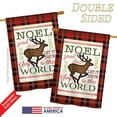 thumbnail image 3 of Breeze Decor BD-XM-H-114182-IP-BO-DS02-US Cheer to Reindeer Winter - Seasonal Christmas Impressions Decorative Vertical House Flag - 28 x 40 in., 3 of 4