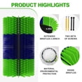 thumbnail image 3 of 17IN 2Pc Durable Livestock Scratching Brush, Horse Cow Goat Grooming Massage Brush, Animal Back Itch Relief & Blood Circulation Support,for Stables & Ranches(Green-Blue), 3 of 6