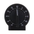 thumbnail image 6 of opvise No Battery Required Timer Loud Sound Plastic Wide Usage 60 Minutes Cooking Timer Kitchen Supplies Black, 6 of 8
