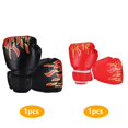 thumbnail image 1 of 2 Pcs Gants de Kickboxing pour Enfants Gants de Frappe Ajustables Sac de Sable Sport Combat Gants de Boxe MMA, 1 of 1