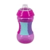Nuby Clik-It Silicone Spout Cup with Sili Band, Pink