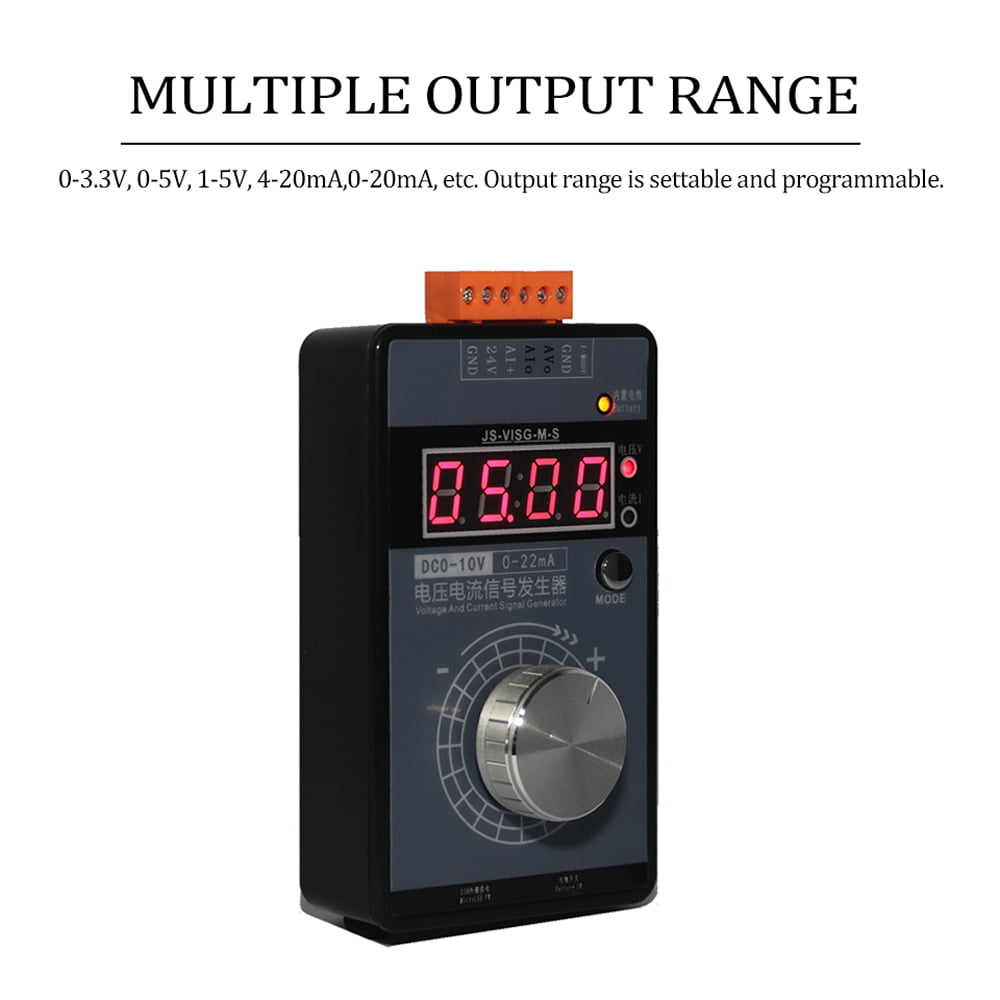 Analog Signal Generator Voltage Simulator Adjustable Calibrator 0-10V 4-20ma 