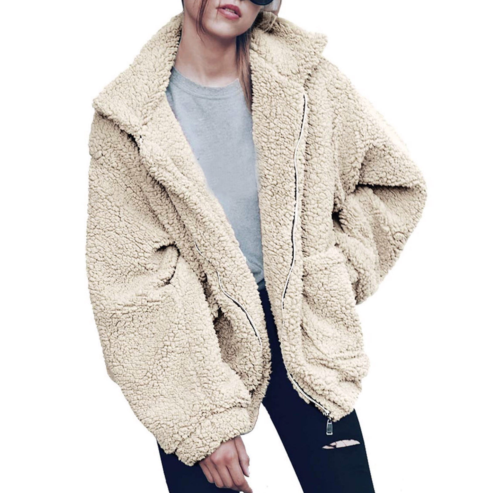 【ponpon】white teddy coat 【ponpon】white teddy coat