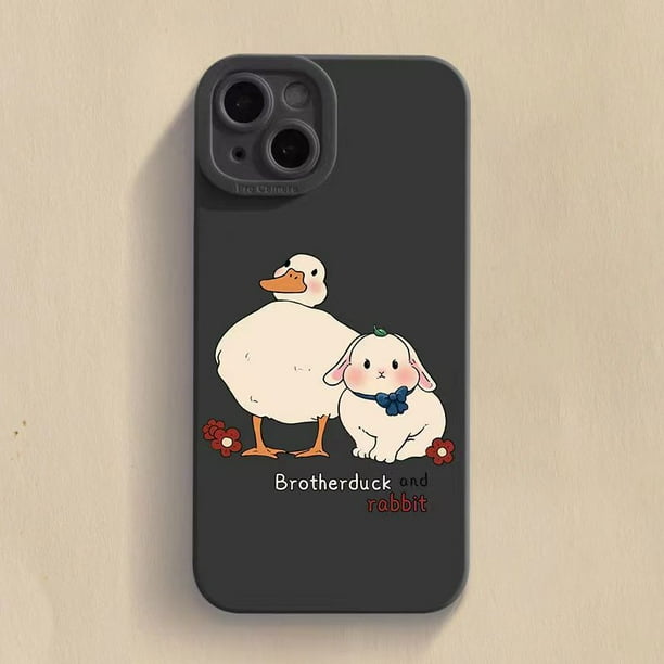 Funda de silicona suave con dibujos animados para Xiaomi, funda de pato para Mi 12, 11 Lite, 13, 12 T, 11T, Poco X5, X4, X3 Pro, F5, Note 12 Redmi, Turbo 11, 10, 9 qiuyongmign unisex