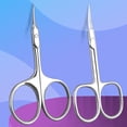 thumbnail image 4 of Ciseaux à Cuticules Professionnels Ergonomiques en Acier Inoxydable Lame Courbée Ultra Fine Outil de Manucure Pédicure, 4 of 8