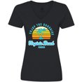 thumbnail image 3 of Inktastic Summer Enjoy the Sunshine Virginia Beach Virginia in Blue Women's V-Neck T-Shirt, 3 of 5