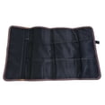 thumbnail image 1 of Electrician Repair Tool Roll Organizer Multifunctional Tool Bag Wrench Hammer Chisel Screwdriver Storage Pouch Tool Utility Bag (Black), 1 of 8