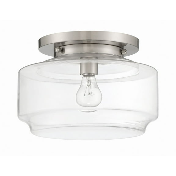 Craftmade Lighting - Peri - 1 Light Flush Mount-Brushed Polished Nickel Finish