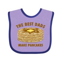 Inktastic Best Dads Make Pancakes Boys or Girls Baby Bib