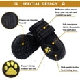 thumbnail image 2 of 4 botas para perros, zapatos impermeables con correas reflectantes ajustables para perros grandes y medianos (A, 8), 2 of 5