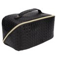 thumbnail image 1 of Bolsa de maquillaje bolsa de maquillaje de viaje diseño de rejilla PU de gran capacidad multiusos para mujer ANGGREK Otros, 1 of 8