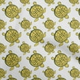thumbnail image 1 of oneOone Cotton Poplin Olive Green Fabric Nautical Dress Material Fabric Print Fabric By The Yard 42 Inch Wide, 1 of 6