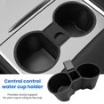 thumbnail image 2 of Console Organizer Car Console Water Cup Holder for Tesla Model Y/3 High Stability Non-slip Simple Installation Drinking Bottle Holder Cup Holder, 2 of 8